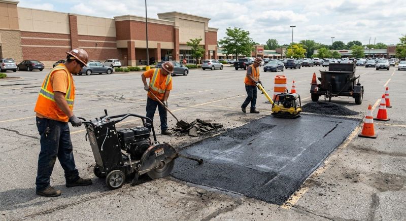Church Parking Lot Repair in Bluffton, SC