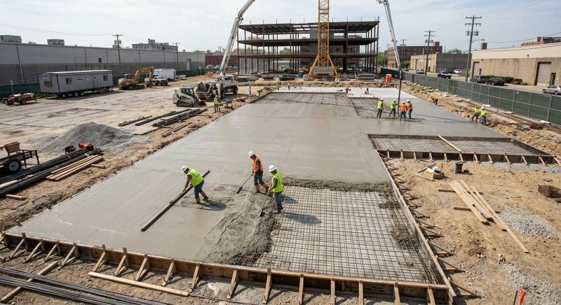 Commercial Slab Installation in Santa Rosa, CA