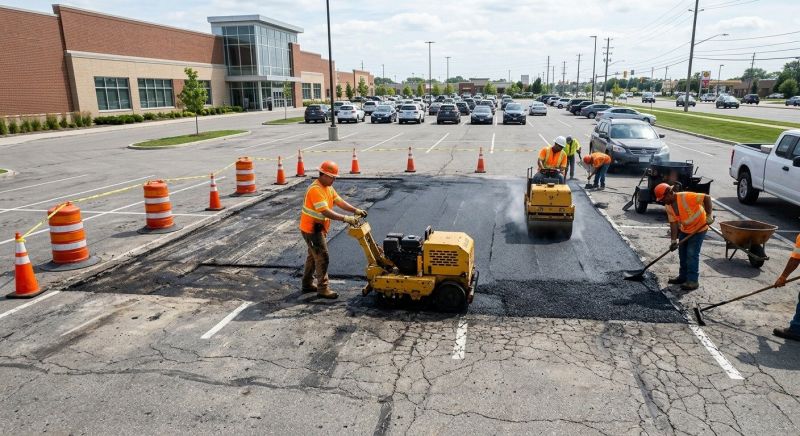 Parking Lot Repair in Los Angeles, CA