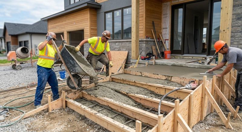 Steps Pouring in Salt Lake City, UT